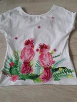 T-Shirt 116/122 Vogelschwanz Applikation Nordrhein-Westfalen - Goch Vorschau