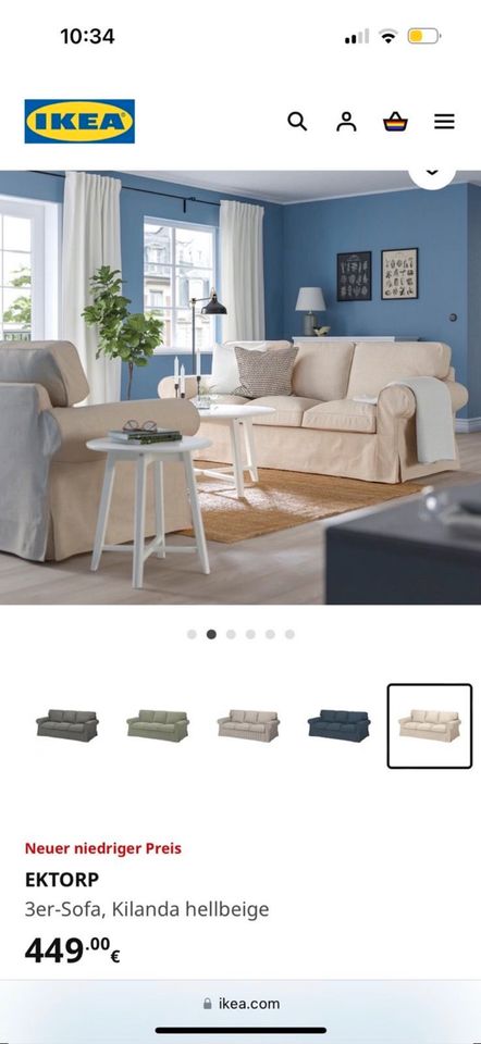 EKTORP Couch Ikea in Püttlingen