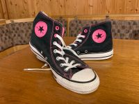Converse, All Star, Chucks, schwarz / pink, Damenschuh, Gr. 39 Hessen - Lahnau Vorschau