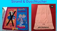 Bob der Baumeister Strandtuch Kinder Handtücher mit Fahrzeugen Baden-Württemberg - Renchen Vorschau