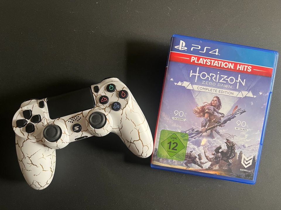 PlayStation 4 Controller + Horizon Zero Dawn Spiel in Arnsberg