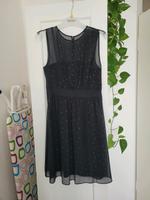 Kurzes schwarzes Chiffonkleid mit rosegold von Swing. Größe 36 Baden-Württemberg - Ulm Vorschau
