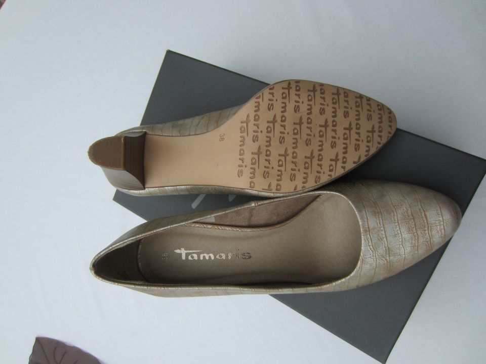 Damenschuhe Tamaris Pumps Gr. 38 *wie neu* in Eschwege