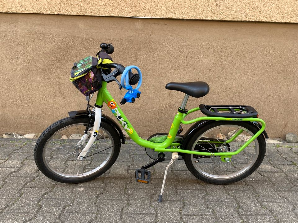 Puky Kinder Fahrrad 18 Zoll + Tasche + Fahrradschloss in Heilbronn