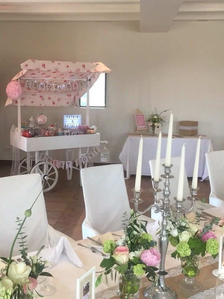 Candybar ♡ diverse Bars im Vintage Style mieten / Hochzeit Candy in Althornbach