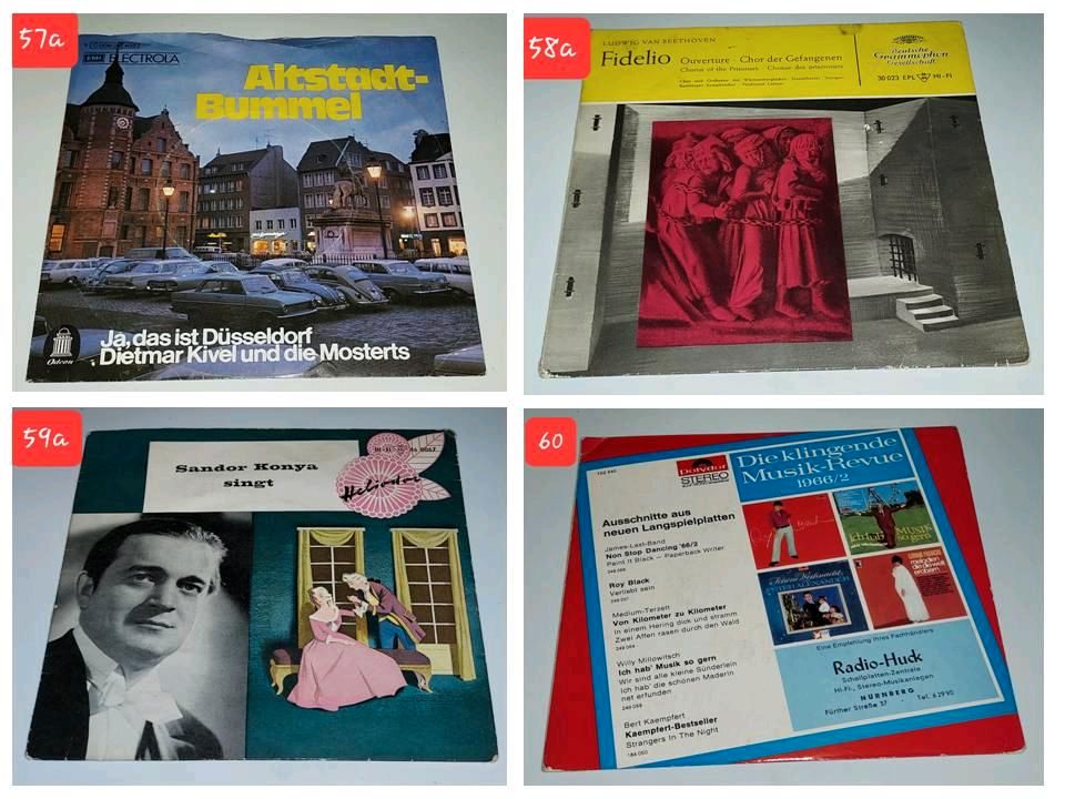 A] ca. 160 Single Schallplatten Vinyl Vintage RETRO Musik in Nürnberg (Mittelfr)