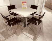 Bistro Tisch Eckig 4 Stühle Chrom Stühle Chromtisch weiße Tischp… Hessen - Weilburg Vorschau