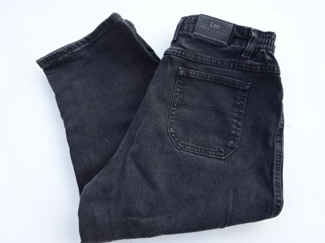 Lee, 3/4 kurze Jeanshose, schwarz,Damen, Gr. 42, Gummizug,Taschen in Bielefeld