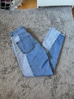 Monki Jeans Hose colorblock mit Glitzer Größe 27 highwaist Niedersachsen - Osnabrück Vorschau