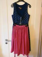 Hammerschmid Dirndl Set Kleid blau & Schürze pink Größe 36 Ludwigsvorstadt-Isarvorstadt - Isarvorstadt Vorschau