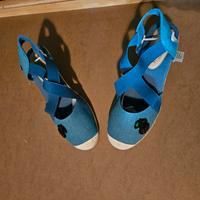 blaue Sommer Damen Schuhe  / Sandalen Gr. 42, Nordrhein-Westfalen - Düren Vorschau