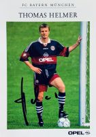 THOMAS HELMER handsign Autogrammkarte FC Bayern FCB 1997 1998 Nordrhein-Westfalen - Engelskirchen Vorschau