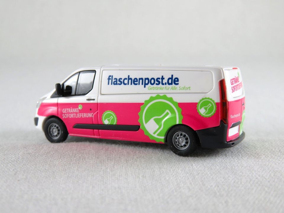 Busch 52437 Ford Transit Custom Kasten (2012) "Flaschenpost" 1:87 in Bad Abbach