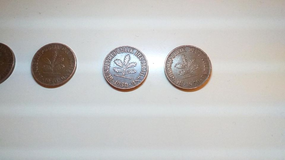Münzen 1950 in Kandern