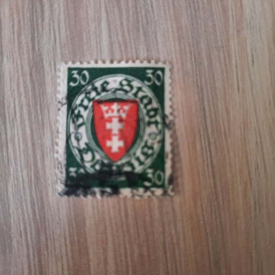 Briefmarken Wappen Danzig in Heiligenhaus