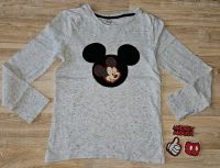 C&A Disney Mickey Mouse Shirt Langarmshirt 122 128 Sachsen-Anhalt - Seegebiet Mansfelder Land Vorschau