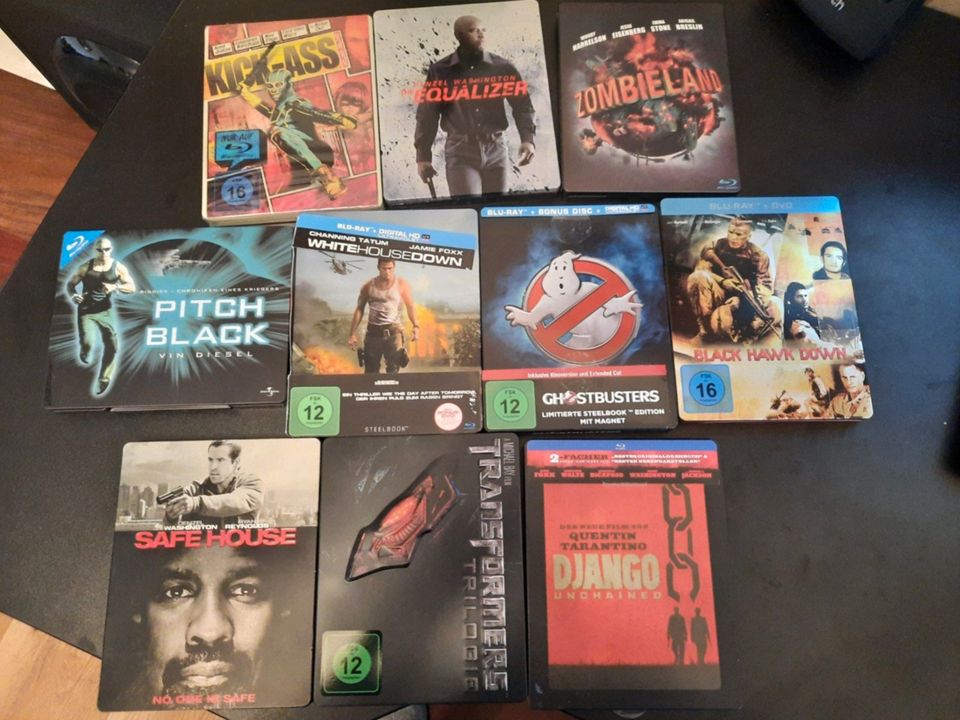 BluRay Steelbook Filmesammlung - 10 teilig - Siehe Beschreibung in Coesfeld