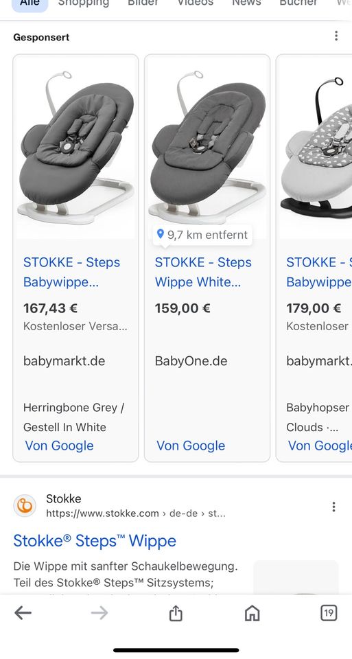 Stokke Babywippe in Ammersbek