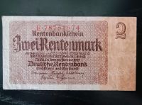 Banknote "Zwei Rentenmark" von 1937 Bayern - Diedorf Vorschau