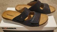 Weiche Romika Pantolette Hausschuhe bequem Gr. 38 blau NEU OVP Bayern - Emmering Vorschau