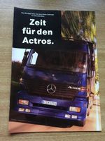 Prospekt Mercedes-Benz LKW, Actros (1996) Nordrhein-Westfalen - Burbach Vorschau