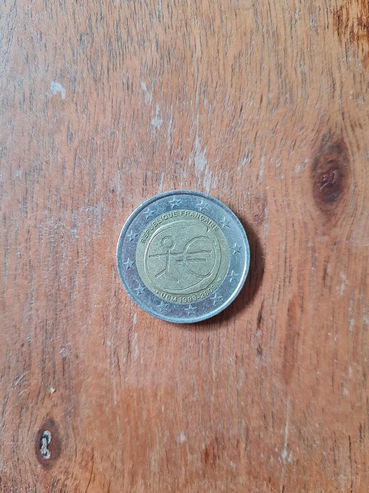 2€ Münze Strichmännchen in Potsdam
