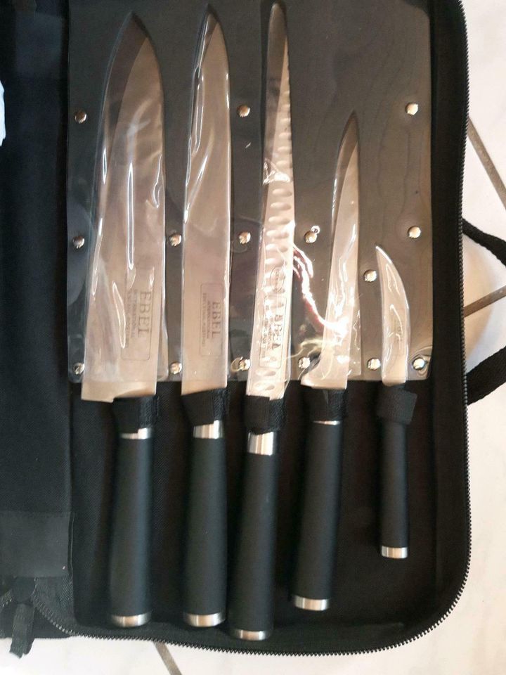 Messerset mit 7 Messern, 1 Fleischgabel, 1 Schleifstein Fa. Ebel in  Baden-Württemberg - Horb am Neckar | eBay Kleinanzeigen ist jetzt  Kleinanzeigen