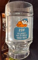 15. ZDF-Jubiläum Bierkrug aus Glas 1978 mit Mainzelmännchen Hessen - Oestrich-Winkel Vorschau