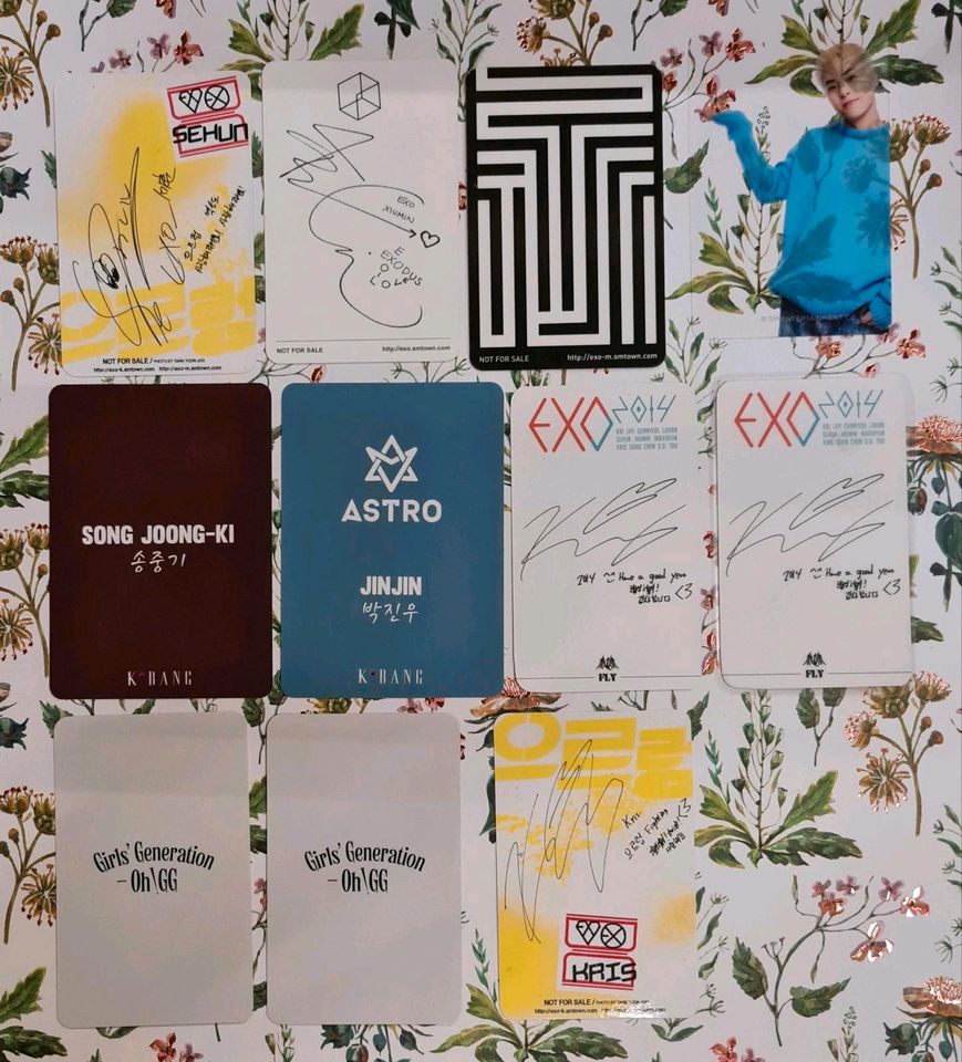 Kpop Photocards EXO BTS ASTRO SNSD in Hohenwestedt