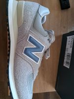 Herren Sneaker New Balance 574 Unisex Grey with Royal Blue Bayern - Bernried Niederbay Vorschau