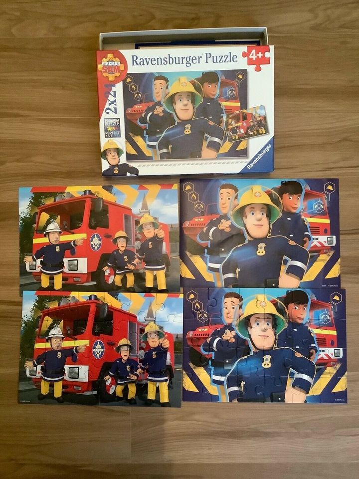 2er Set Puzzle, je 24 Teile Feuerwehrmann Sam von Ravensburger in Polch