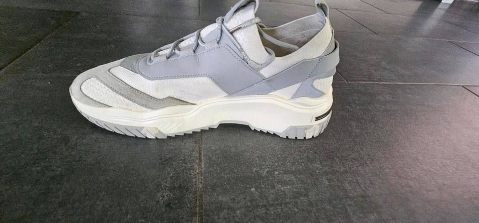 Philipp Plein Luxus Sneaker weiss grau Grösse 48 neuwertig in Königswinter