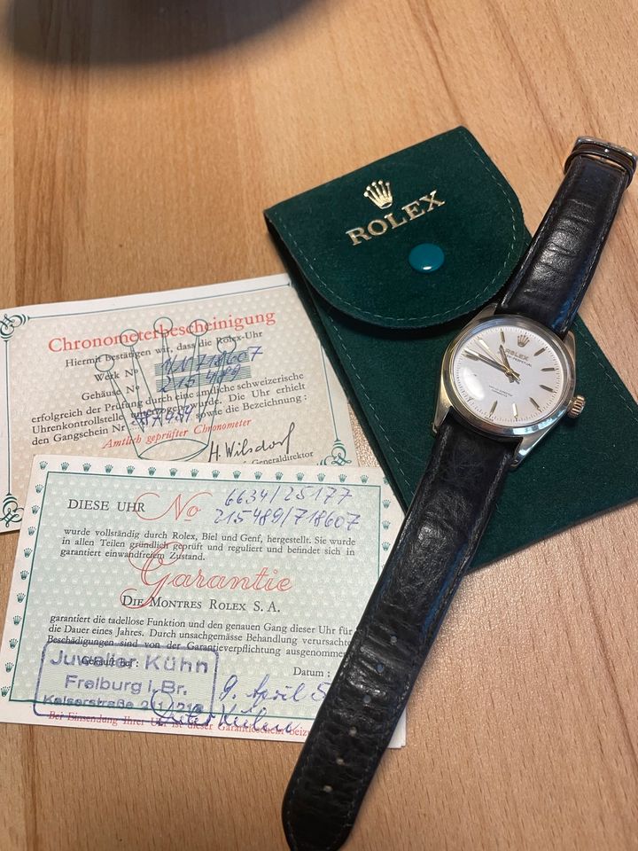 Tausch-Verkauf Rolex Oyster Perpetual 6634, von 1959 !!! in Durach