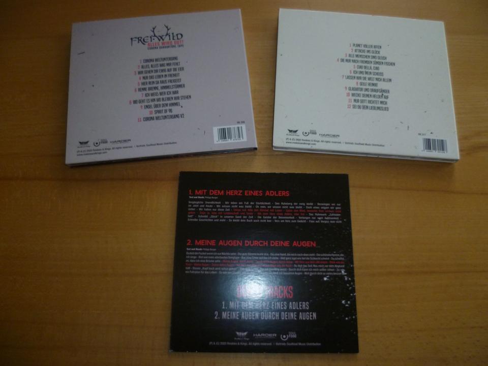 Frei.Wild CD Corona Quarantäne Tape I + II + Bonus CD Attacke in Eppingen