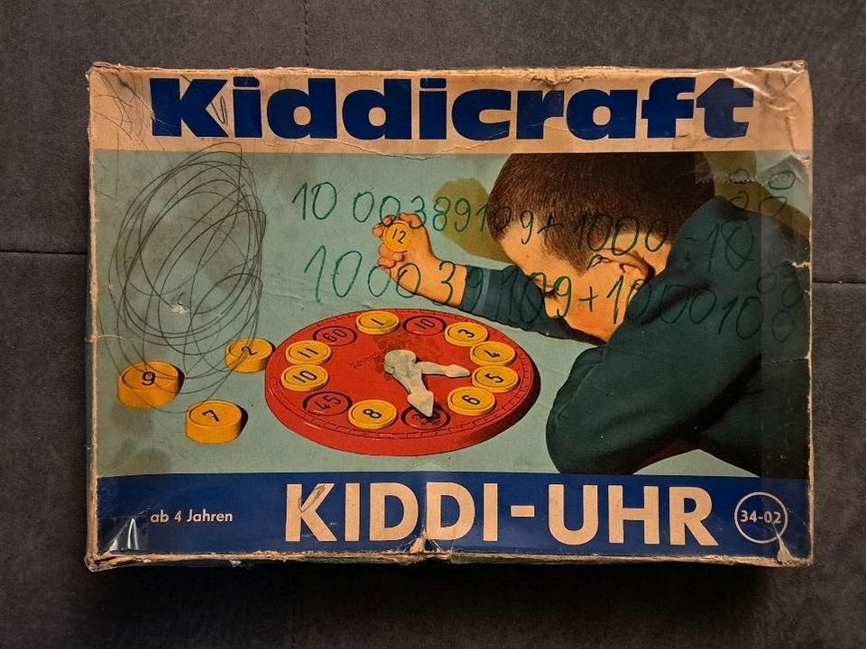 Kiddicraft -Kiddi-Uhr- Kinderlehrnuhr ab 4 Jahre -Rarität- in Rheine