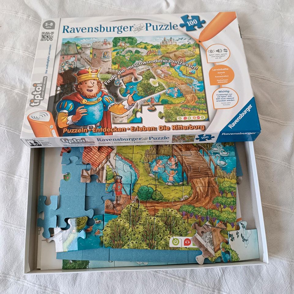 Tiptoi Puzzle Ritterburg Tip Toi Ravensburger in Deggenhausertal