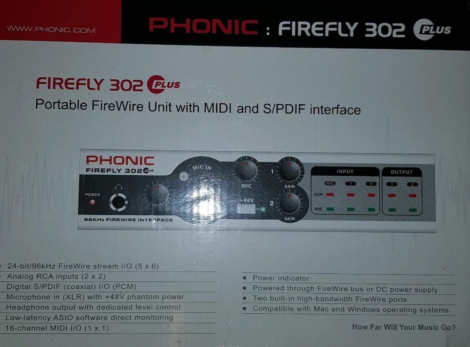 Phonic Firefly 302 Plus Audio Interface in Buggingen