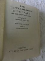 1969 Oxford Englisch Wörter- Buch Lexikon Deutsch Übersetzung Hessen - Rodenbach Vorschau