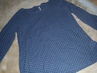 Opus Damen Shirt langarm Blau gemustert Gr. 40 Gummibund Brandenburg - Nauen Vorschau