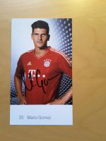 Handsignierte Autogrammkarte Mario Gomez FC Bayern Bayern - Tutzing Vorschau