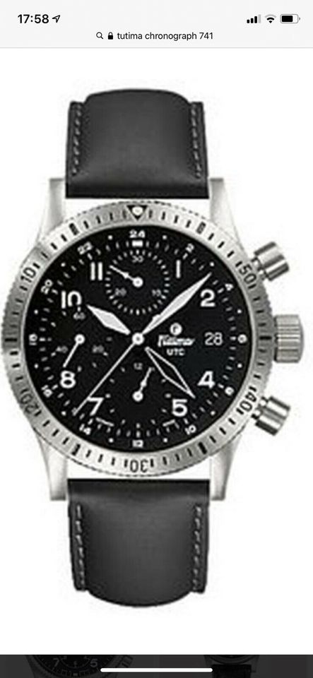 Verloren Bad Oeynhausen/Löhne, Tutima Fliegerchronograph FX UTC in Löhne