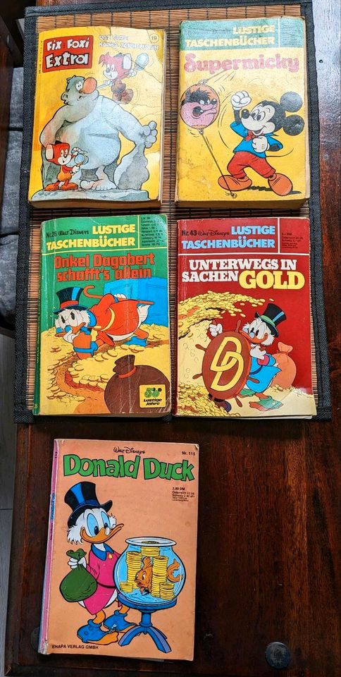 6 Walt Disney Taschenbücher/ Hefte 1980 in Salzhausen