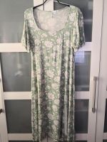 Maxi Sommerkleid in lindgrün/beige - Bumenmuster Baden-Württemberg - Ludwigsburg Vorschau