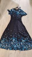 Abendkleid von Zero in GR.36, Neu!!, dunkelblau mit Muster Bremen - Obervieland Vorschau
