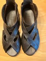 Think! Damen Sandalen Leder Gr. 38 dunkelbraun Nordrhein-Westfalen - Verl Vorschau