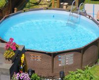 Pool 366 x 100cm Rattan Optik zu verkaufen Nordrhein-Westfalen - Elsdorf Vorschau