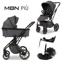 Moon PIÙ - 4in1 Kinderwagen-Set - Anthrazit - inkl. Babywanne + Sportsitz + Britax Römer BABY-SAFE PRO + VARIO BASE 5Z + XXL-Zubehörpaket - NEU Hessen - Fulda Vorschau