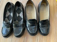 College Schuhe Halbschuhe 39 schwarz Leder Hessen - Heusenstamm Vorschau