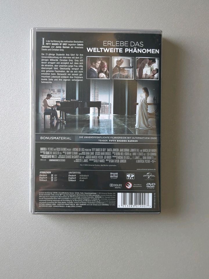 Fifty Shades of grey - Geheimes Verlangen Film DVD in Weil am Rhein