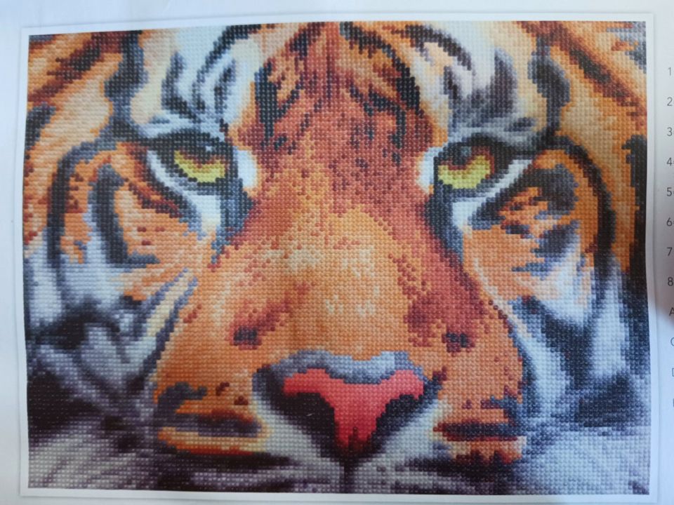 Diamond Painting Tiger in Olfen